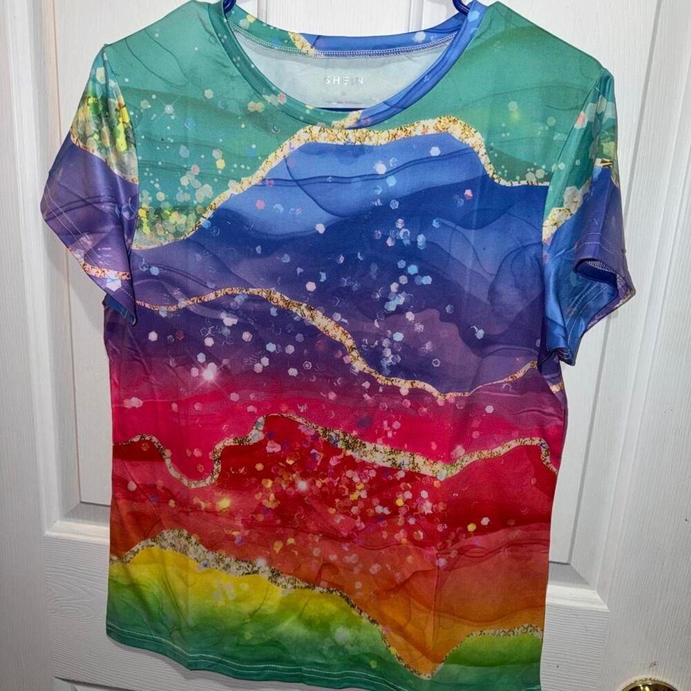 Shein Women's Multi T-shirt